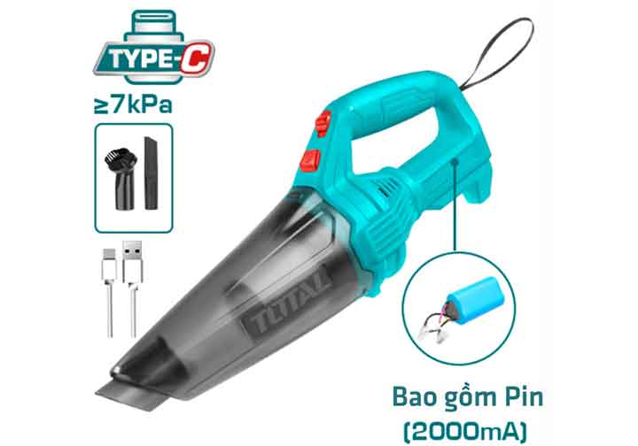 11V Máy hút bụi dùng pin (pin liền) Total TVLI2026