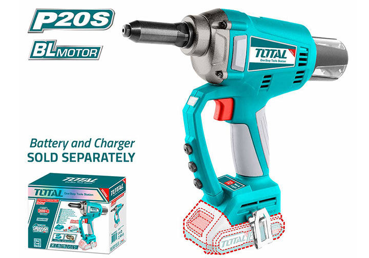 20V Máy rút đinh rivet dùng pin (chỉ thân máy) Total TRTLI2005