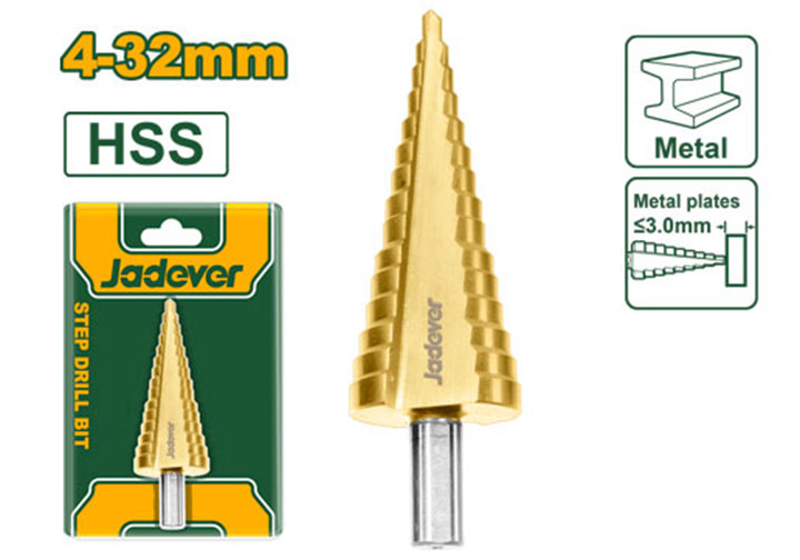 4-32mm Mũi khoan bậc Jadever JDJD1403