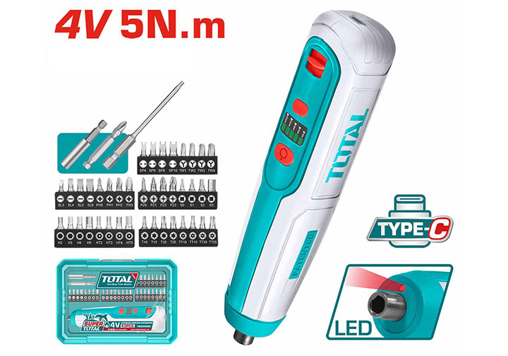 4V Máy siết vít dùng pin Total TSDLI04062