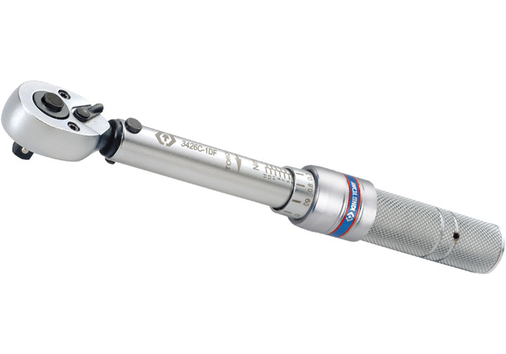 5-25Nm Cần siết lực 3/8" Kingtony 3436C-2DF