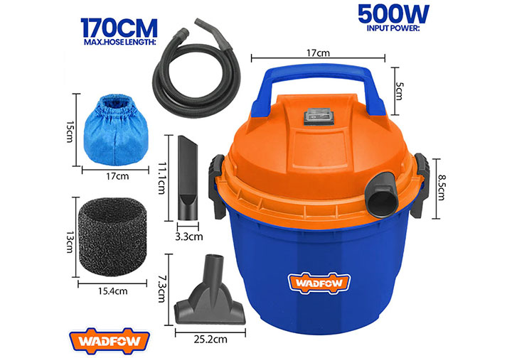 500W Máy hút bụi 6 lít Wadfow WVR1A06