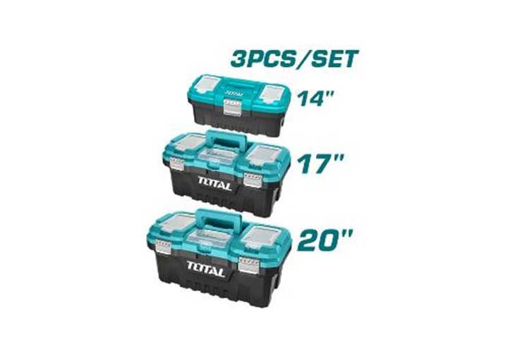 Bộ 3 thùng đựng đồ nghề khóa kim loại Total TPBXK0032