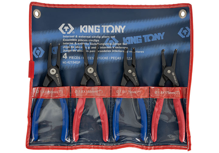 Bộ kìm mở phe 4 chi tiết Kingtony 42154GP