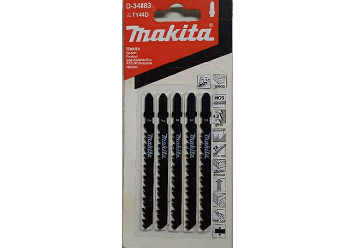 Bộ lưỡi cưa lọng gỗ T144D 5 chi tiết Makita D-34883