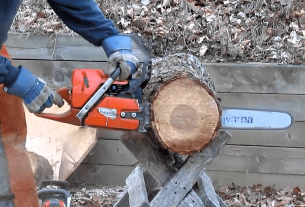 Ứng dụng máy cưa xích trong việc cưa cây